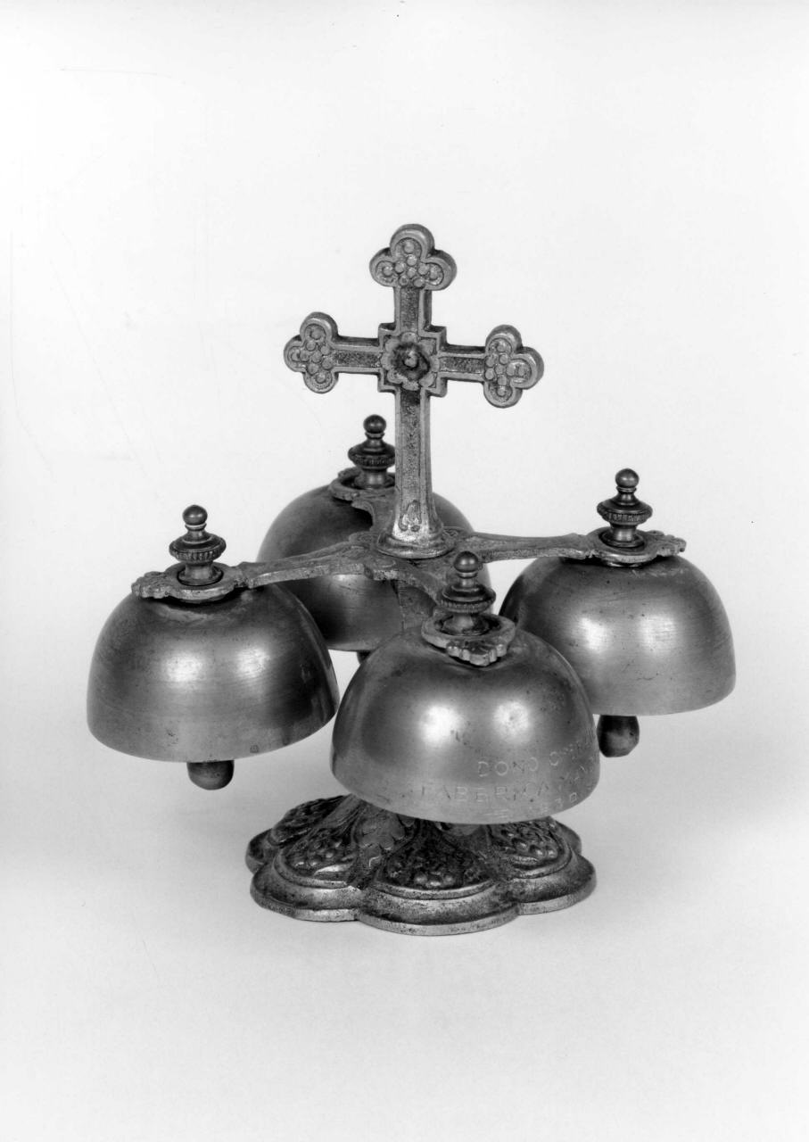 campanello d'altare multiplo - produzione toscana (sec. XX)