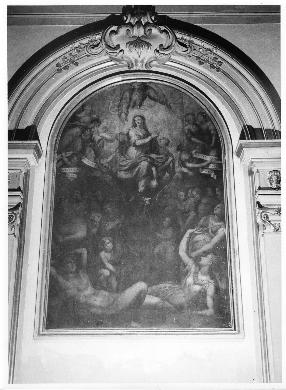 Immacolata Concezione (dipinto) di Morandini Francesco detto Poppi (attribuito) (sec. XVI)