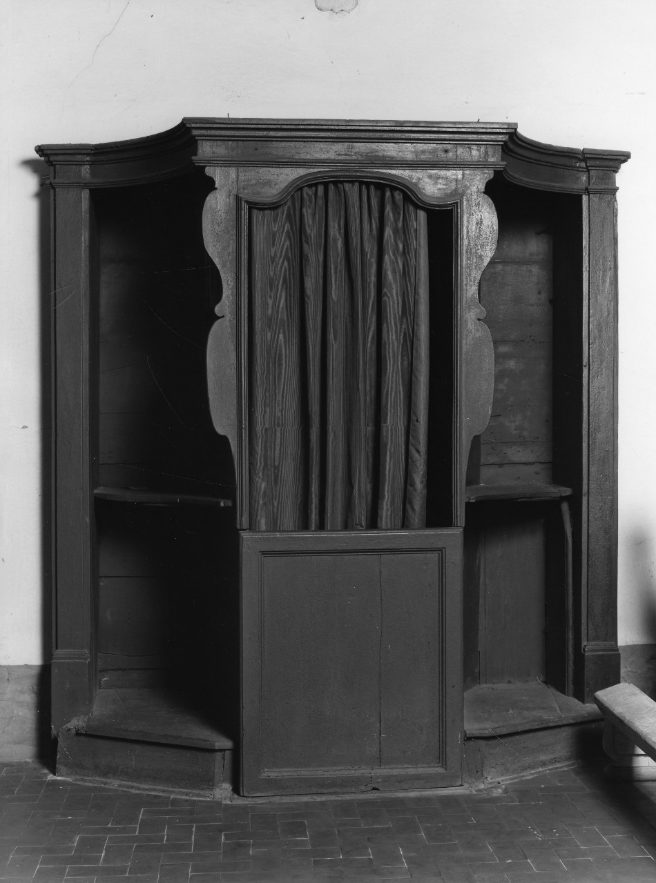 confessionale - bottega toscana (inizio sec. XIX)