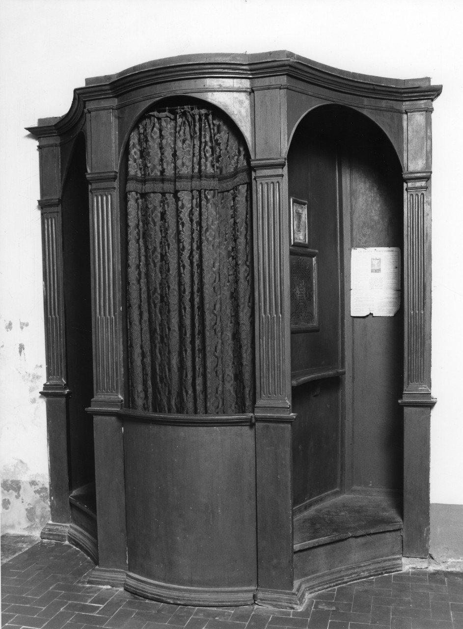 confessionale - bottega toscana (sec. XIX)
