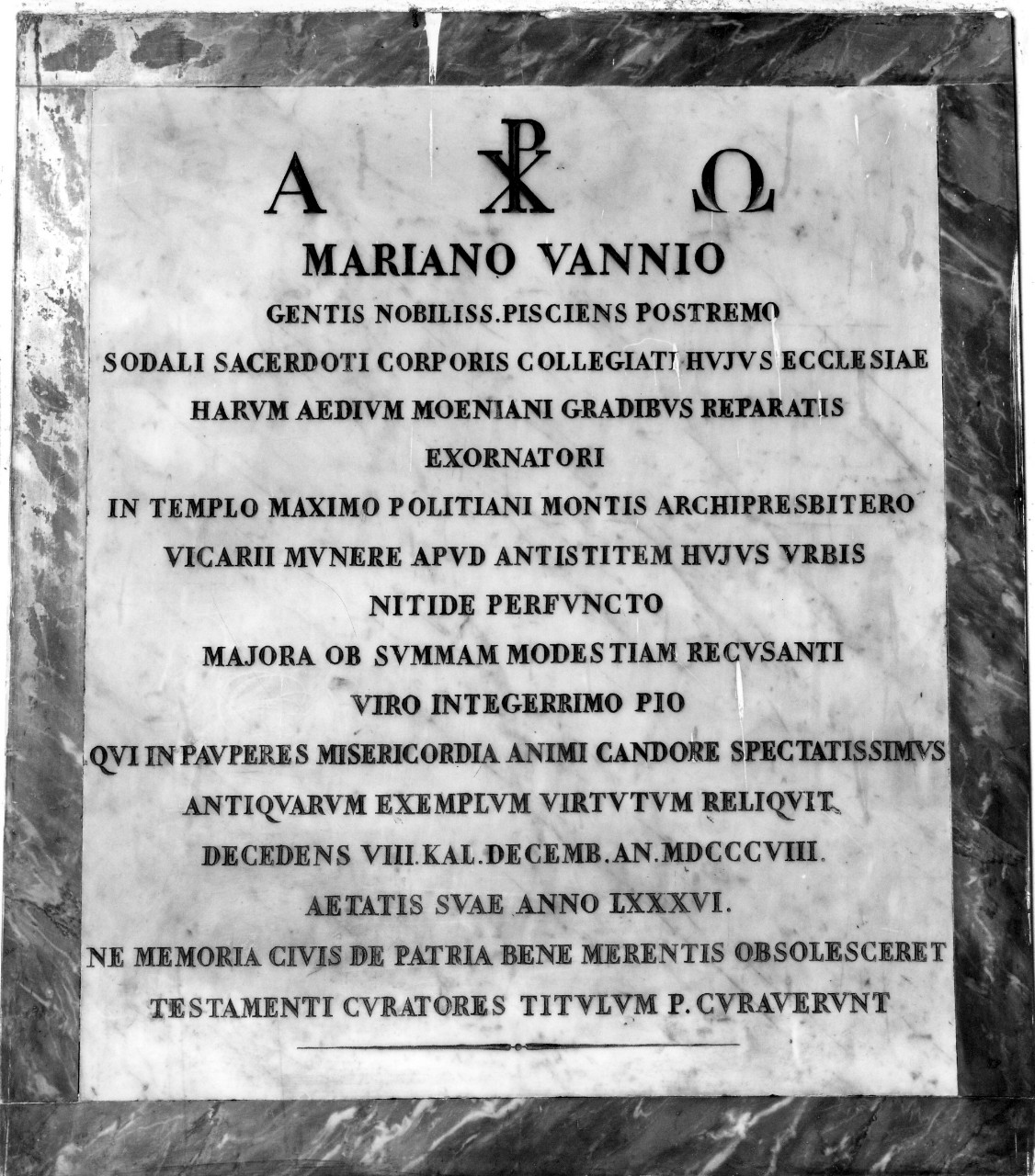 lapide - bottega toscana (sec. XIX)