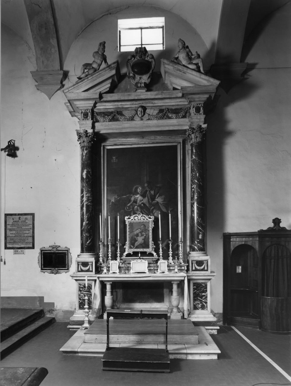 altare - bottega toscana (sec. XVII)