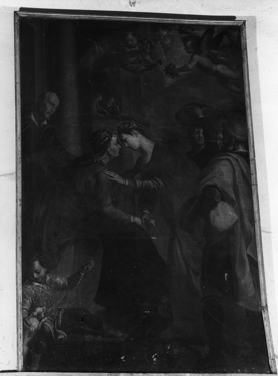 visitazione (dipinto) di Ciampelli Agostino (attribuito) (seconda metà sec. XVI)
