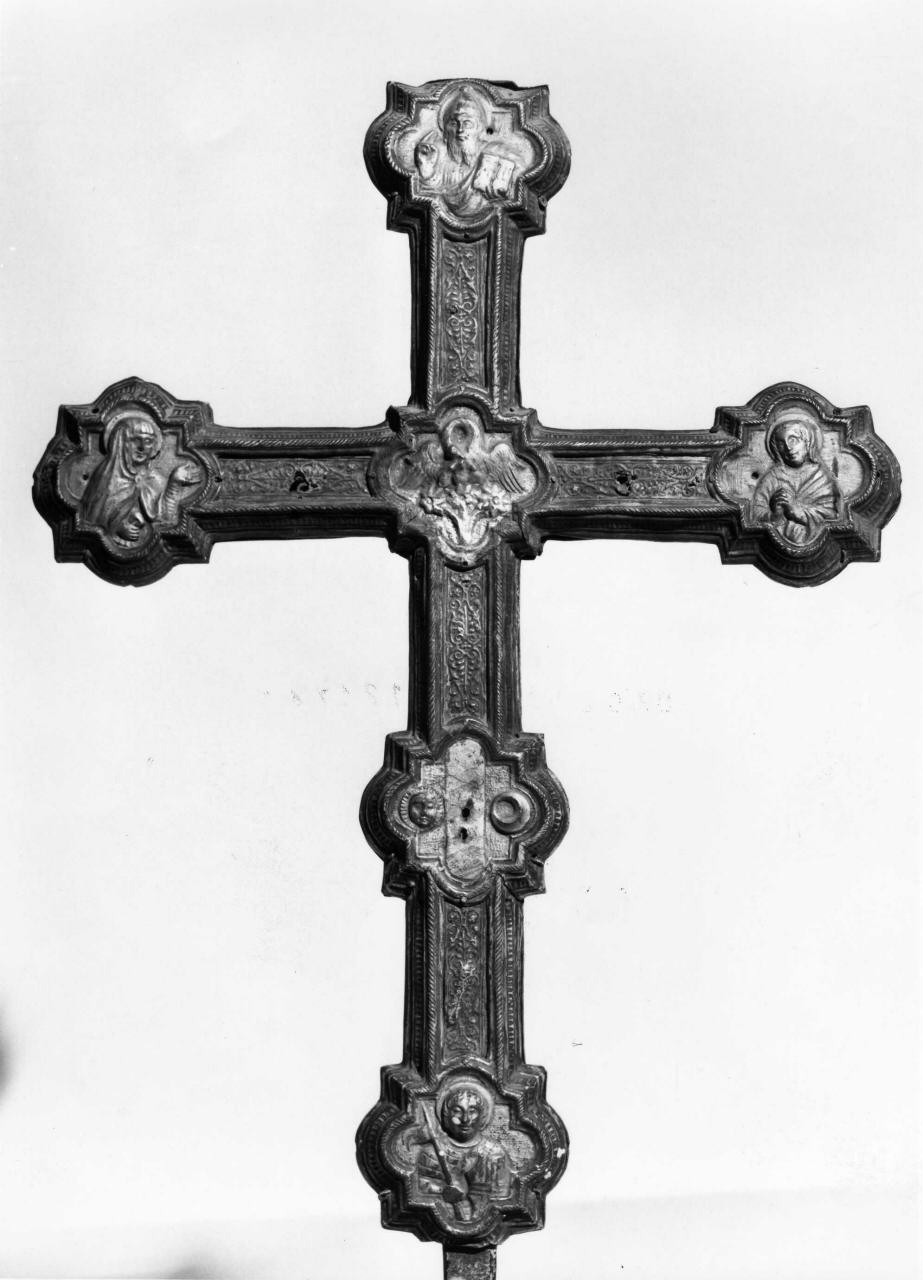 Cristo crocifisso (croce processionale) - ambito lucchese (secc. XV/ XVI)