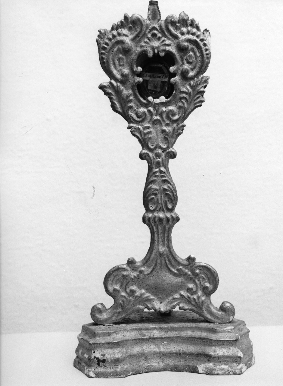 reliquiario - a ostensorio - bottega toscana (fine sec. XVIII)