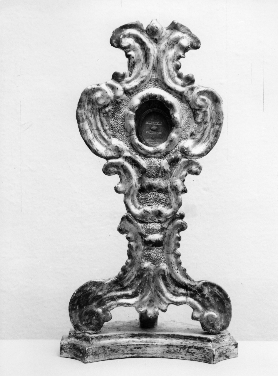 reliquiario - a ostensorio - bottega toscana (sec. XVIII)