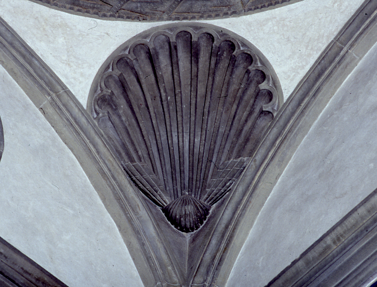 conchiglia (rilievo, serie) di Brunelleschi Filippo (cerchia) (sec. XV)