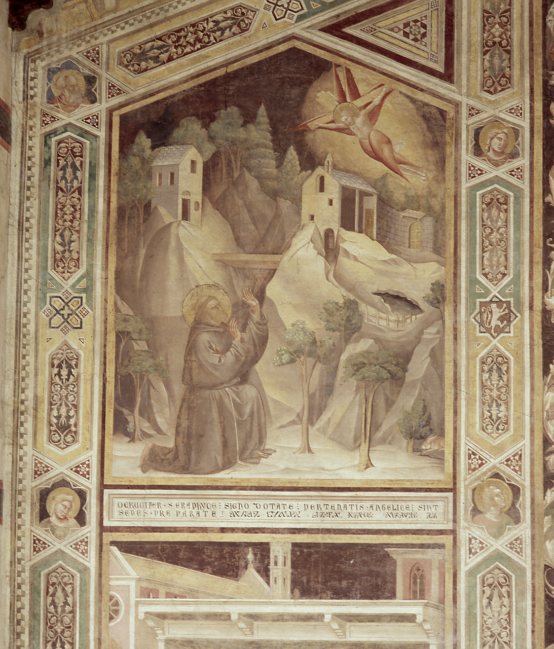 San Francesco d'Assisi riceve le stimmate (dipinto) di Gaddi Taddeo (sec. XIV)