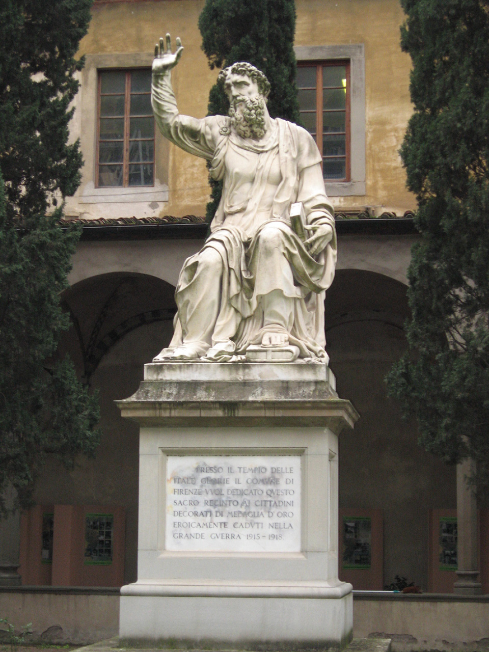 Dio Padre (statua) di Bandinelli Bartolomeo detto Baccio Bandinelli (sec. XVI)