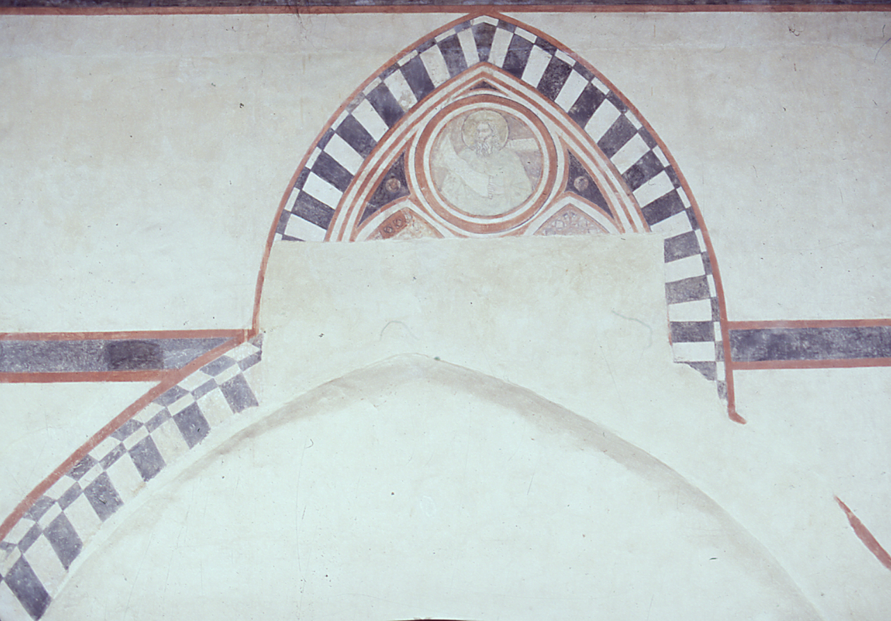 David, motivo decorativo (dipinto, frammento) di Andrea di Cione detto Andrea Orcagna (scuola) (fine sec. XIV)