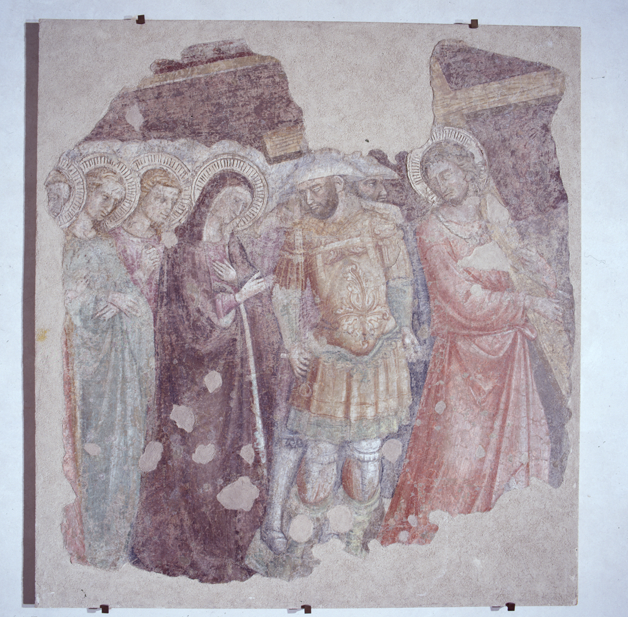 salita di Cristo al monte Calvario (dipinto) - ambito fiorentino (sec. XIV)