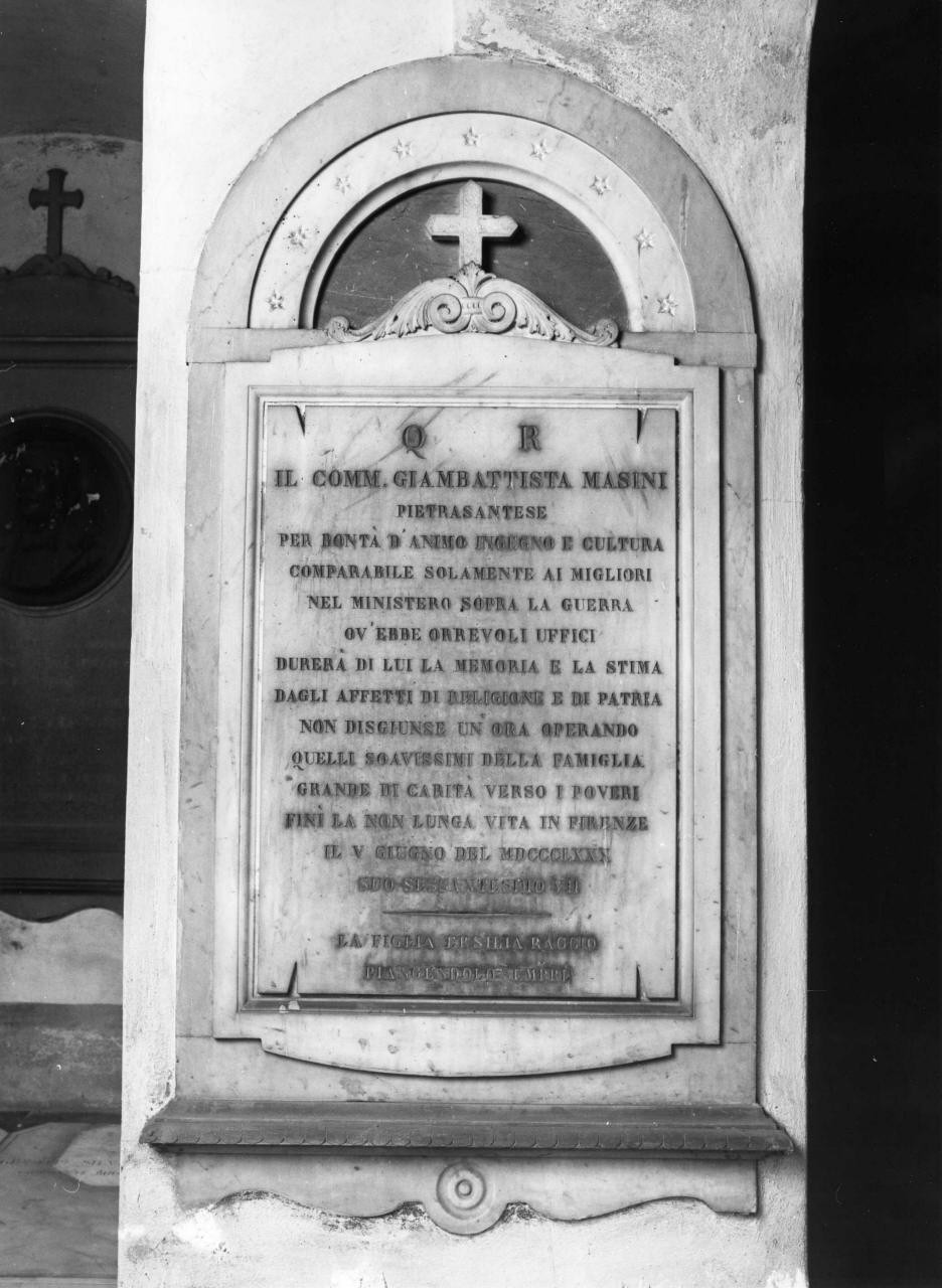 monumento funebre - manifattura fiorentina (sec. XIX)