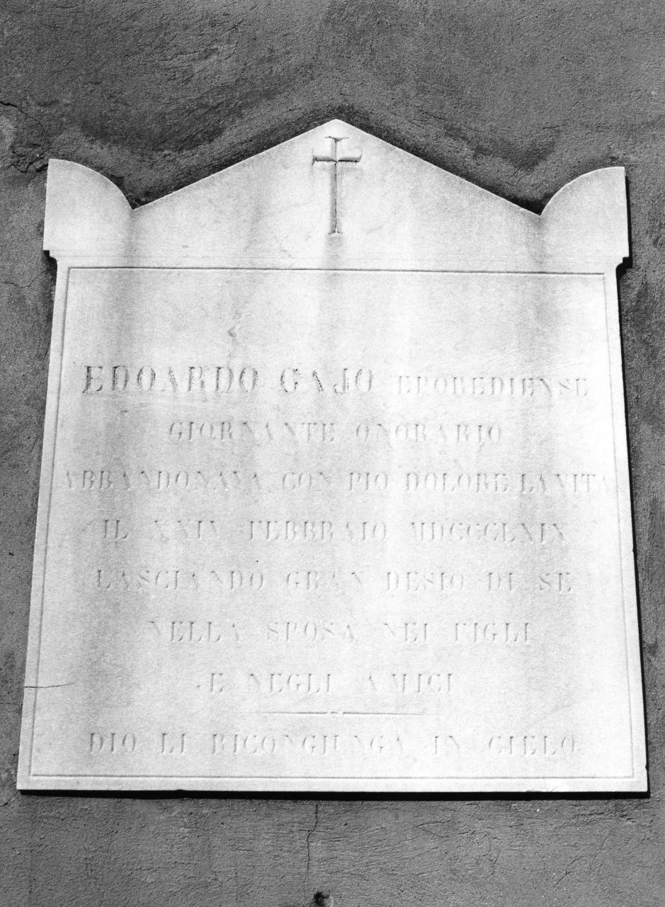 lapide tombale - manifattura fiorentina (sec. XIX)