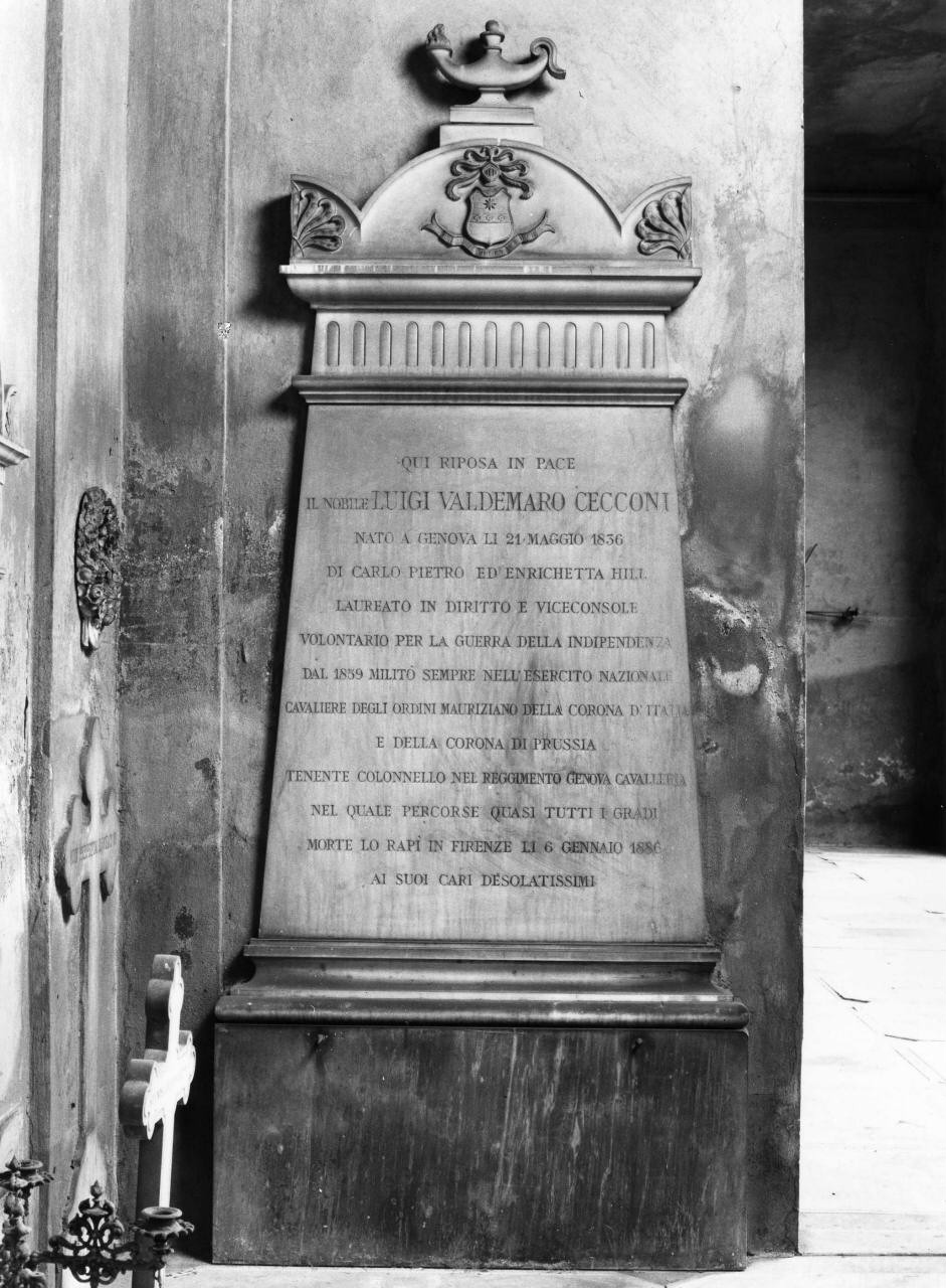 monumento funebre - manifattura fiorentina (sec. XIX)