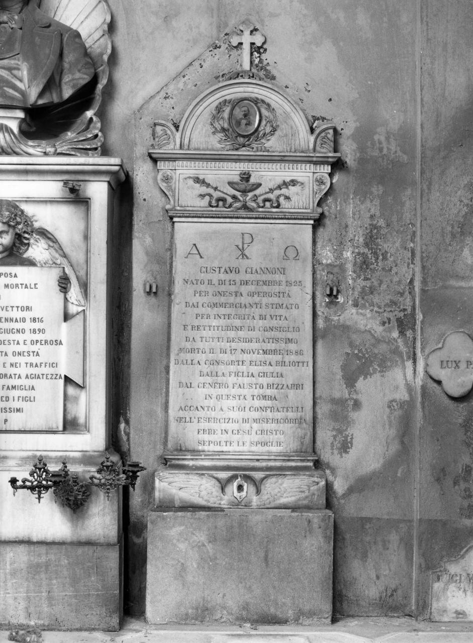 monumento funebre - manifattura fiorentina (sec. XIX)