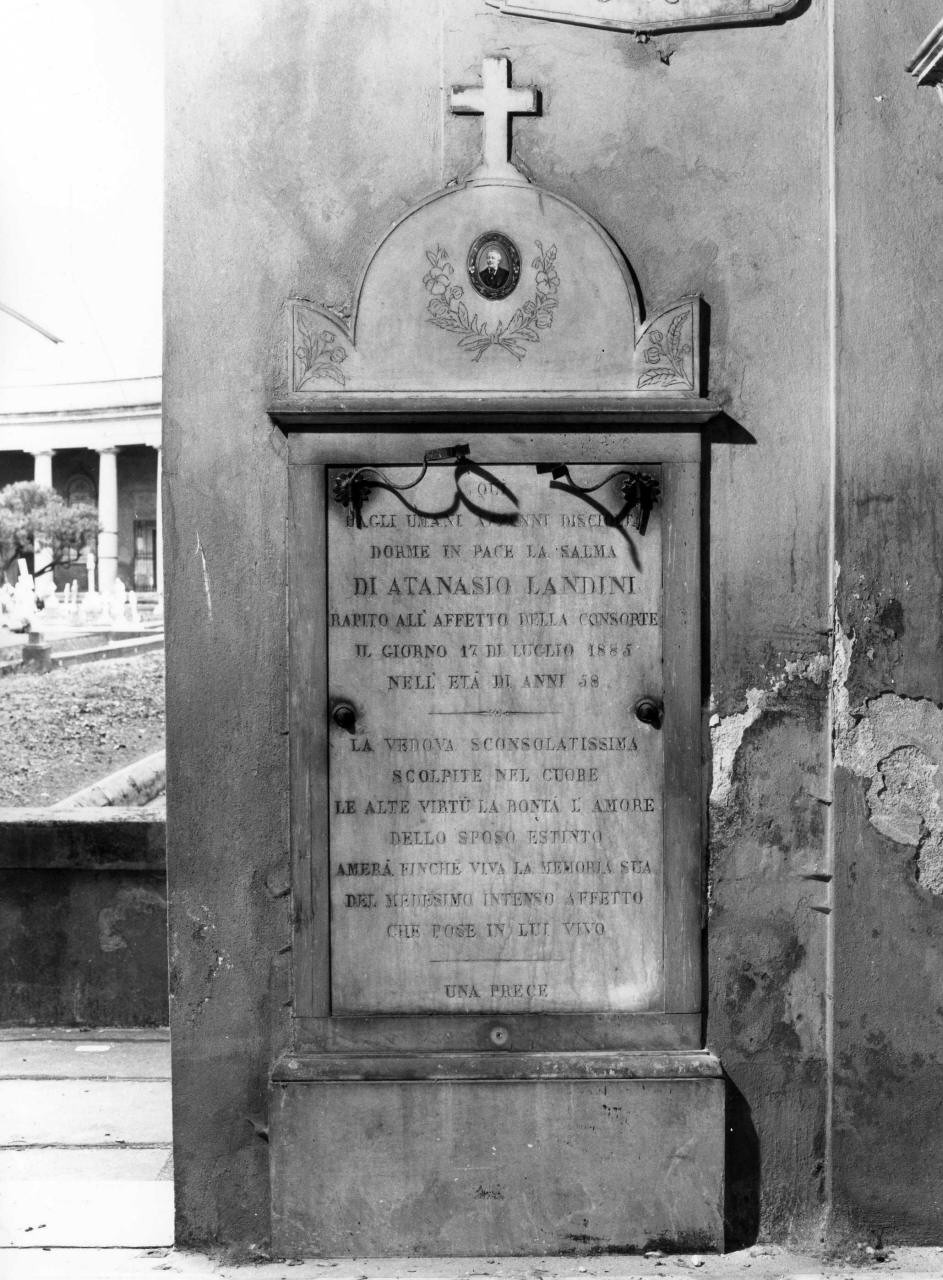 monumento funebre - manifattura fiorentina (sec. XIX)