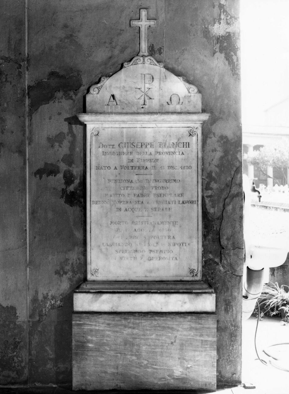 monumento funebre - manifattura fiorentina (sec. XIX)