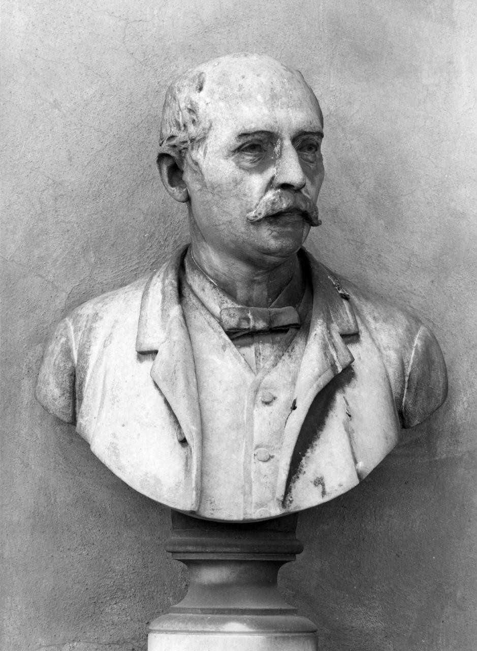 ritratto di Guido Pini (rilievo) - ambito toscano (sec. XIX)