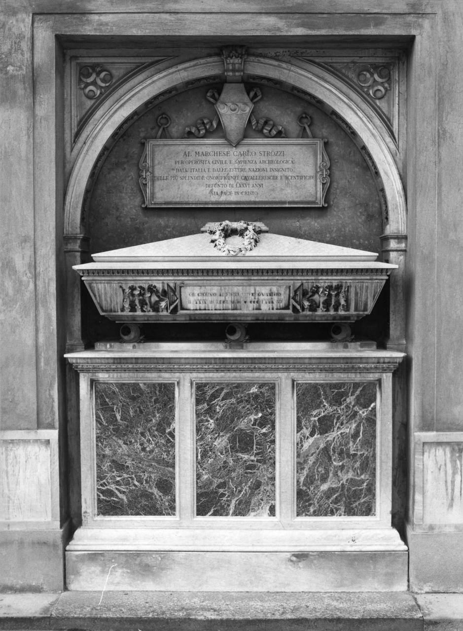 monumento funebre - ambito toscano (sec. XIX)