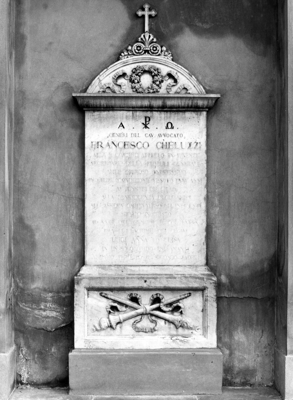 monumento funebre - manifattura fiorentina (sec. XIX)