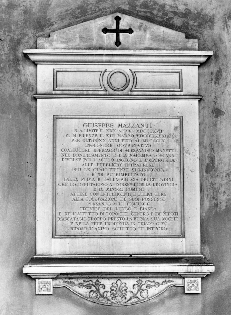 monumento funebre - manifattura fiorentina (sec. XIX)