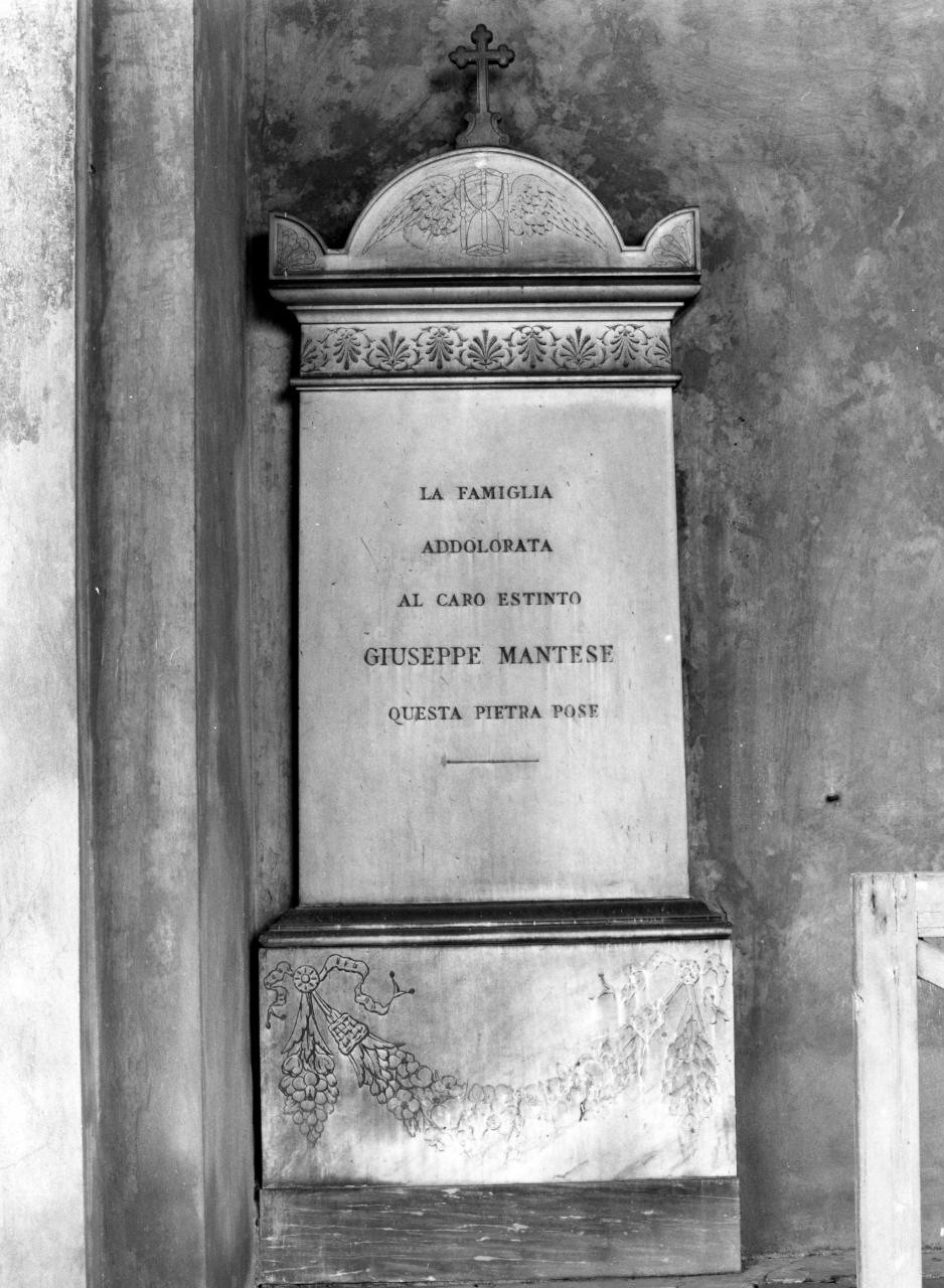 monumento funebre - manifattura fiorentina (sec. XIX)