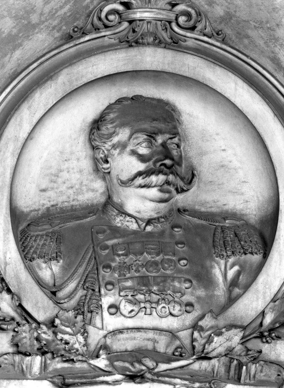 ritratto di Achille Bottini Gallois (rilievo) - ambito toscano (sec. XIX)