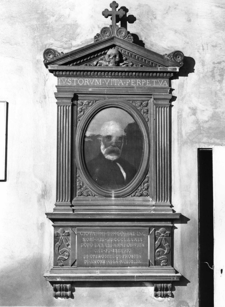 monumento funebre - manifattura fiorentina, ambito toscano (sec. XIX)