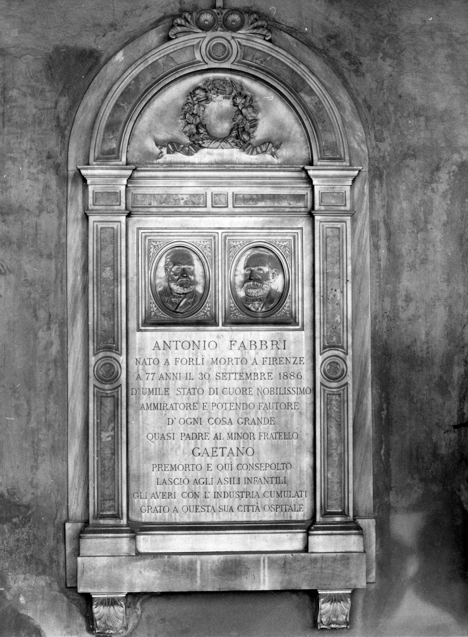 monumento funebre - ambito toscano (sec. XIX)