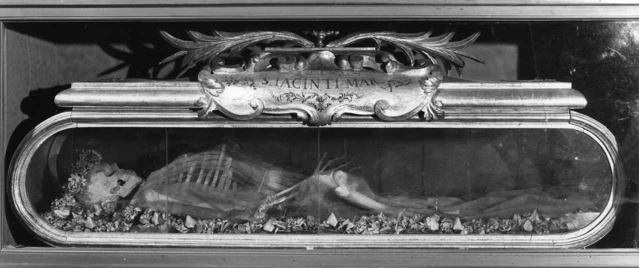 reliquiario a teca - a cassa - manifattura toscana (sec. XVIII)