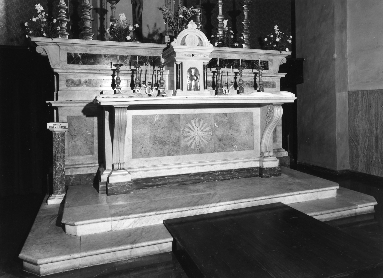 altare - manifattura toscana (seconda metà sec. XIX)