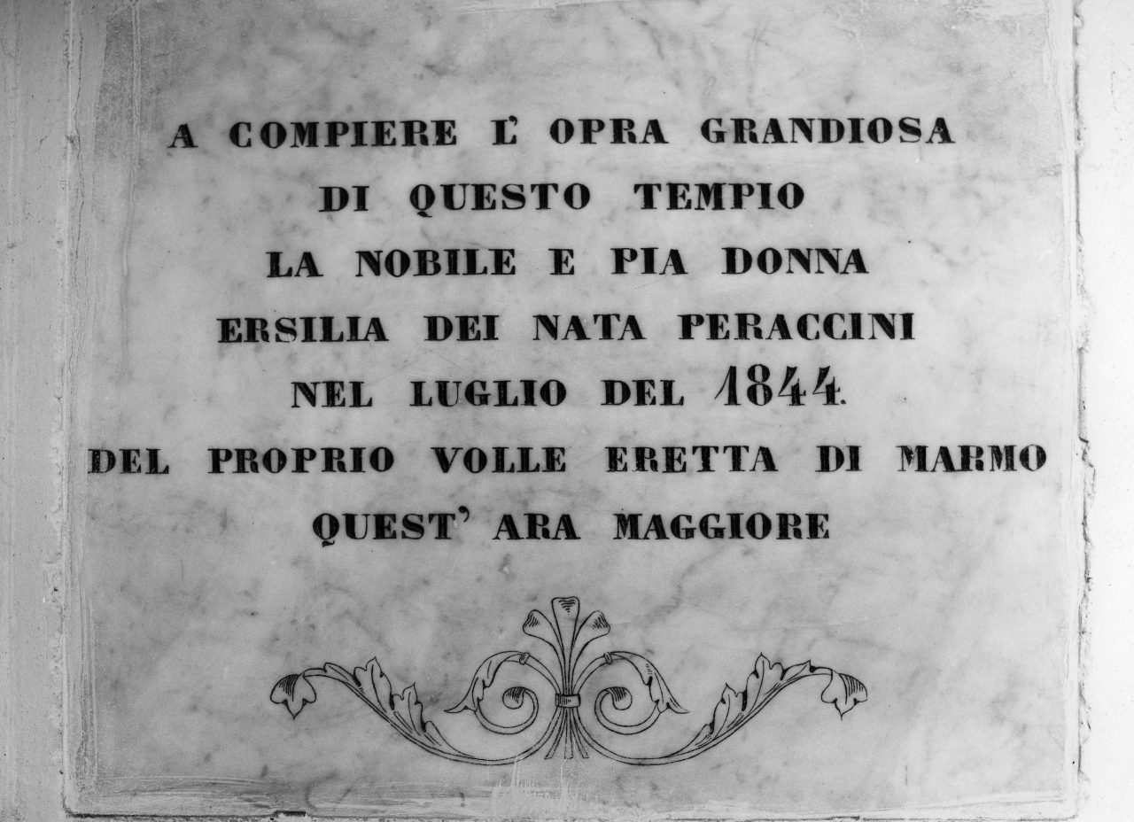 lapide - manifattura toscana (sec. XIX)