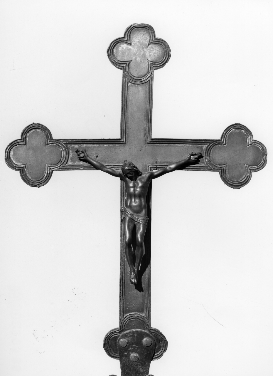 Cristo crocifisso (croce processionale) - manifattura toscana (sec. XVII)