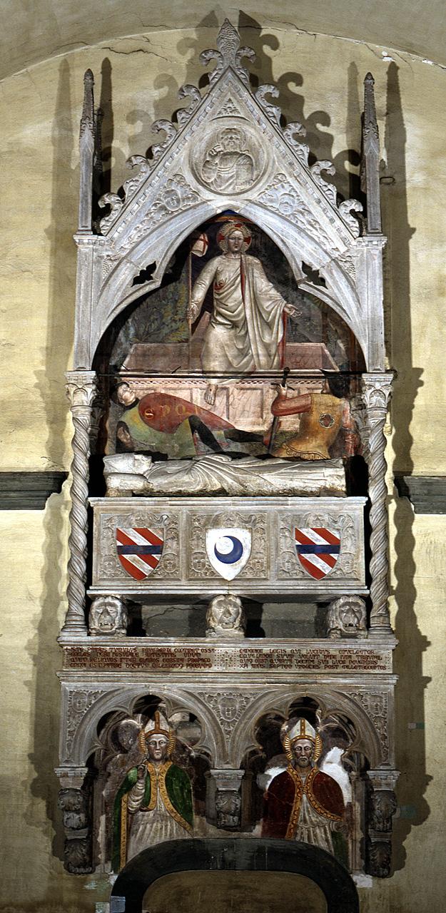 monumento funebre - a tempietto di Andrea di Cione detto Andrea Orcagna (scuola), Maestro dell'Altare di San Niccolò (sec. XIV)