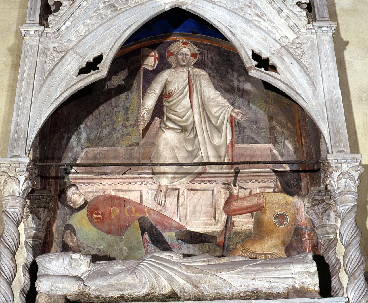 resurrezione di Cristo (dipinto) di Maestro dell'Altare di San Niccolò (sec. XIV)