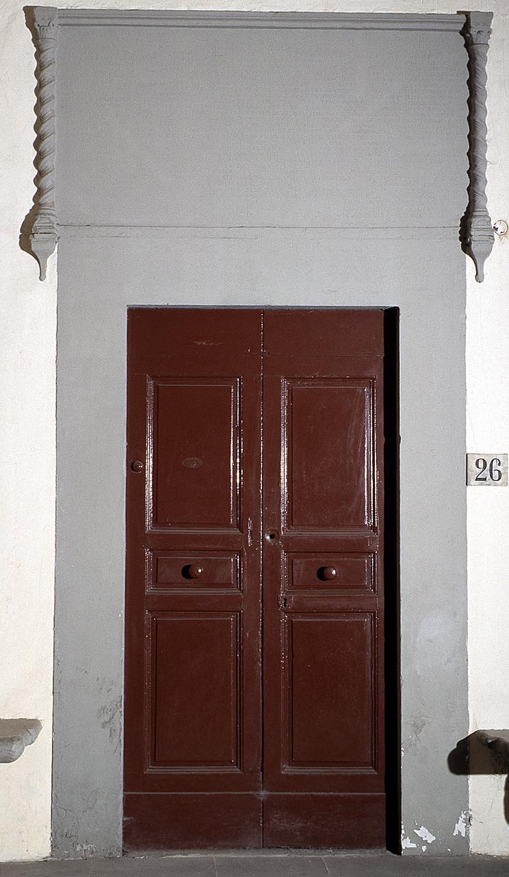 mostra di porta - produzione fiorentina (seconda metà sec. XVI)