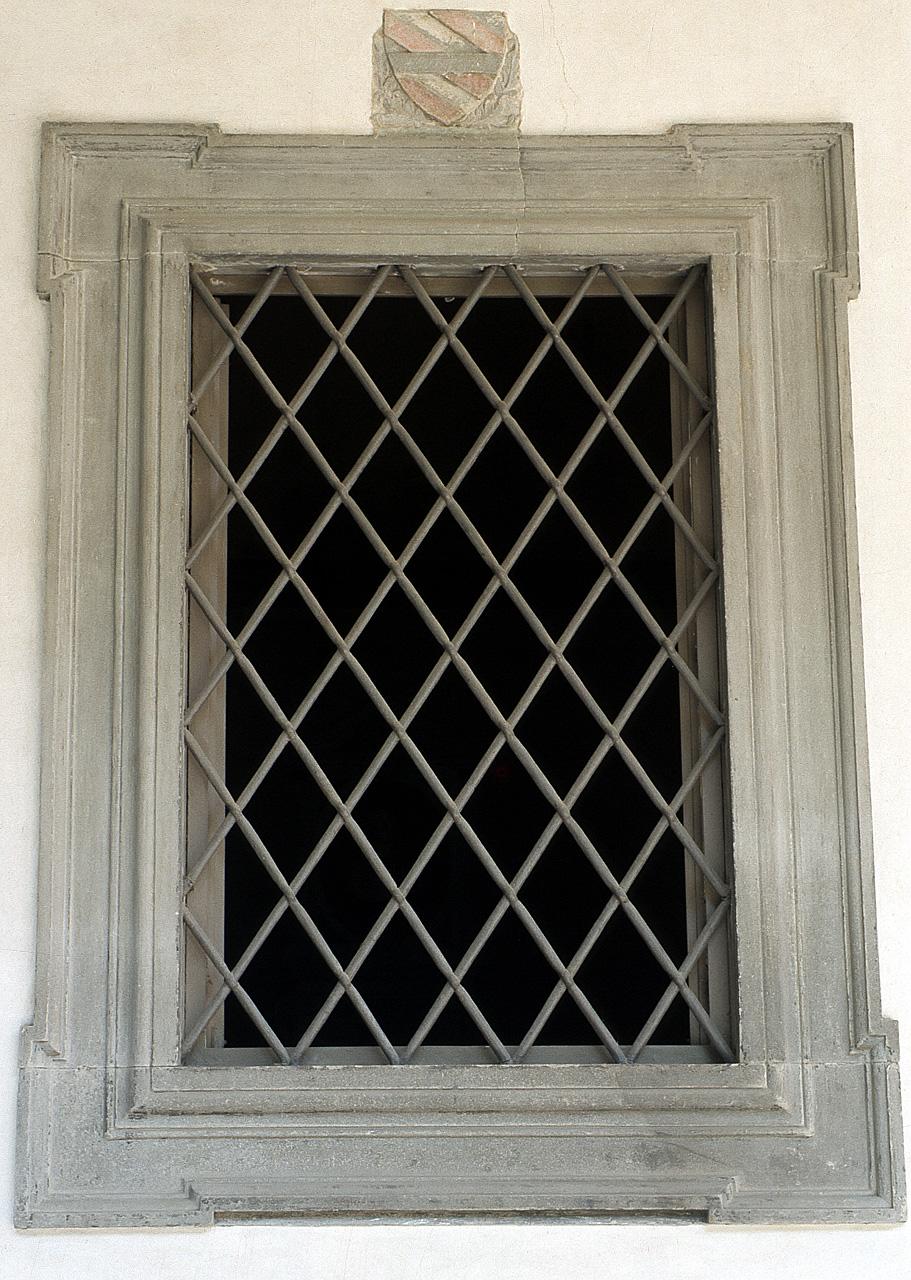 mostra di finestra - produzione fiorentina (sec. XVII)