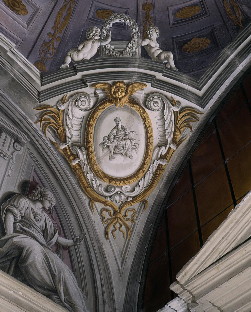 allegoria della Virtù (dipinto) di Fabbrini Stefano (sec. XVIII)