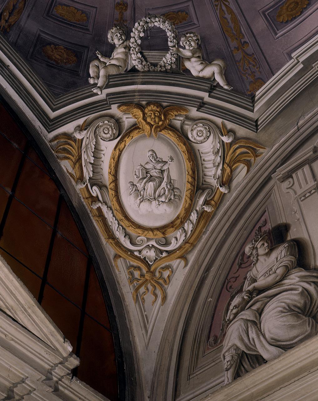 allegoria della Virtù (dipinto) di Fabbrini Stefano (sec. XVIII)