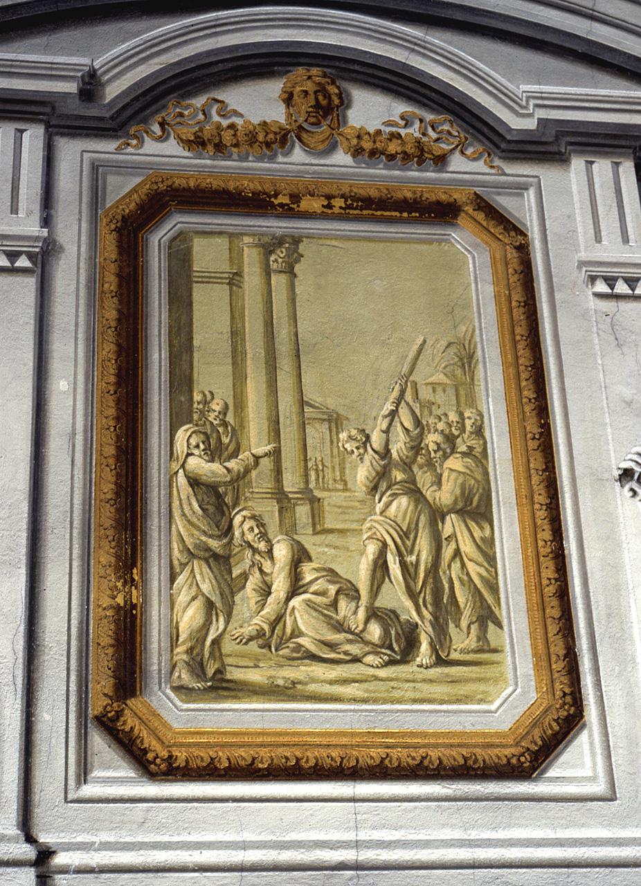 martirio di San Giacomo il Minore (dipinto) di Fabbrini Stefano (sec. XVIII)