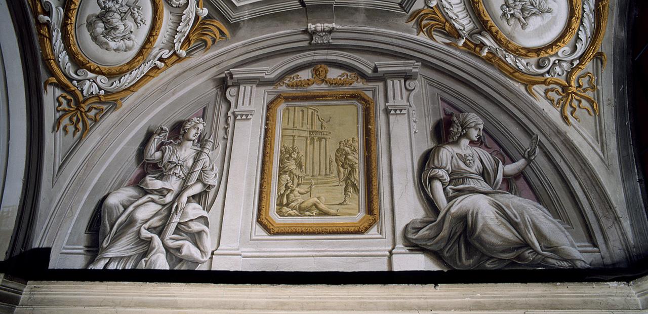 figure allegoriche femminili (dipinto) di Fabbrini Stefano (sec. XVIII)