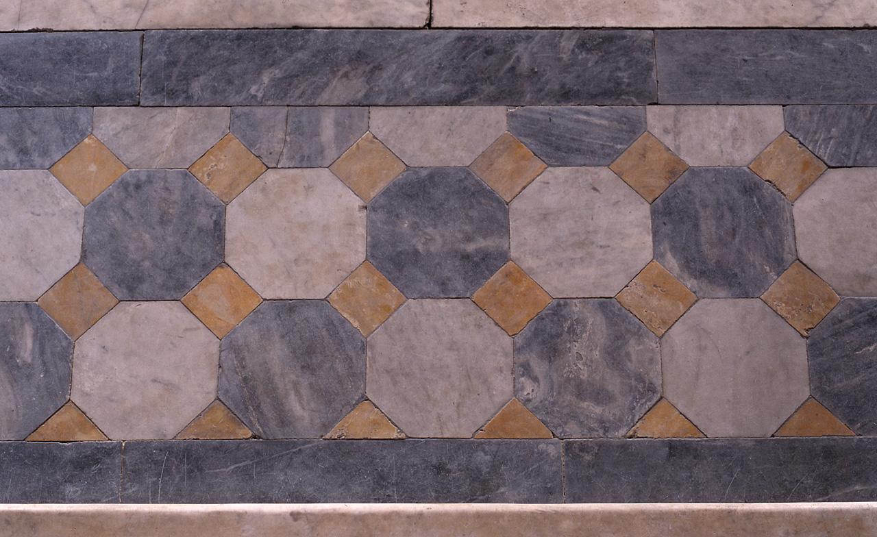 motivi decorativi (pavimento) - produzione fiorentina (secc. XVII/ XVIII)