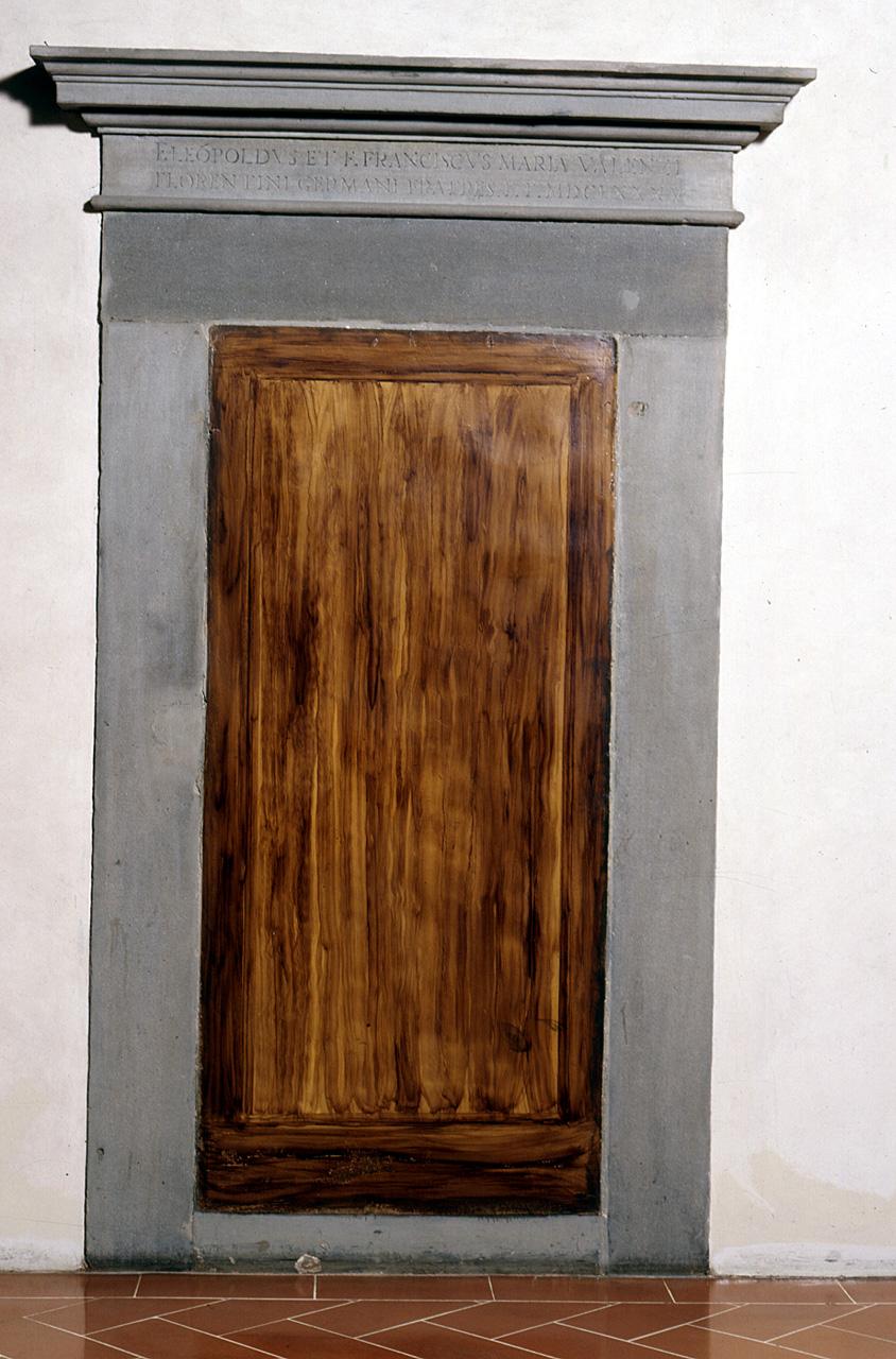 mostra di porta - produzione fiorentina (sec. XVII)