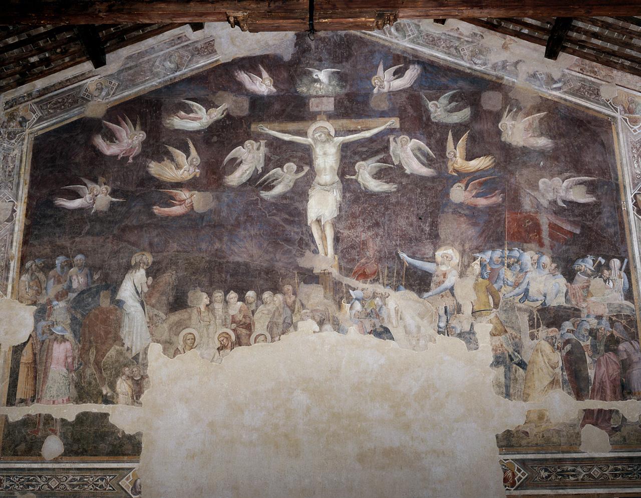 crocifissione di Cristo (dipinto) di Andrea di Cione detto Andrea Orcagna, Nardo di Cione (terzo quarto sec. XIV)