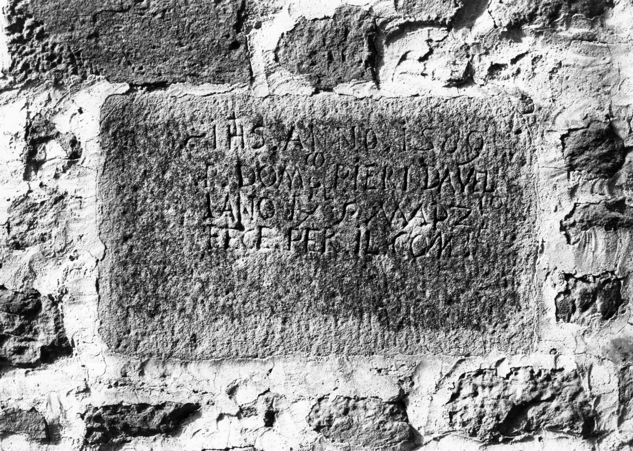 lapide - manifattura toscana (sec. XVI)