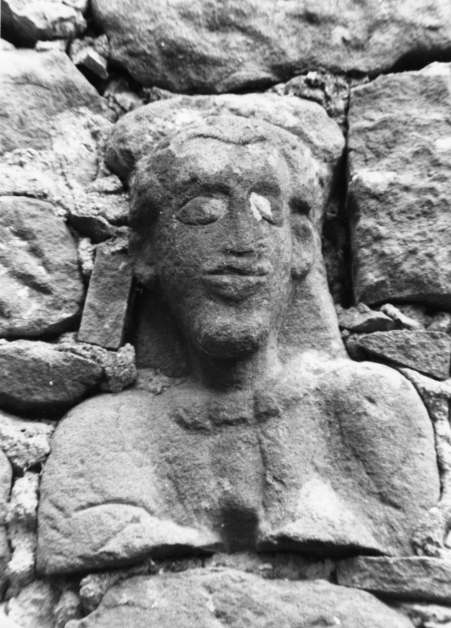 busto di uomo (scultura) - ambito toscano (secc. XI/ XII)