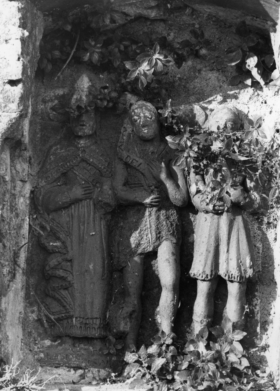 Buon Pastore (tabernacolo) - manifattura toscana (secc. XVI/ XVII)