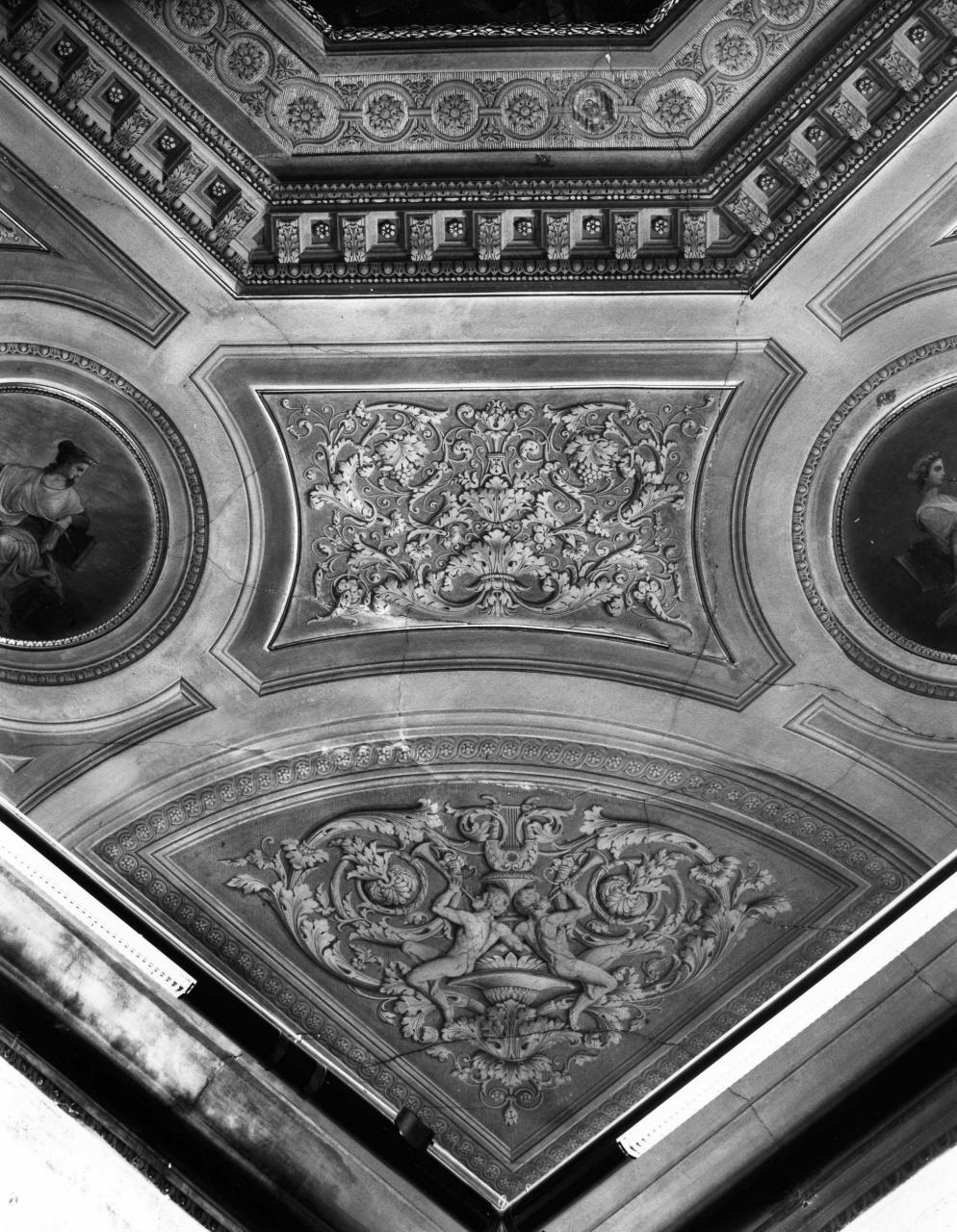 soffitto dipinto di Cini Luigi (secondo quarto sec. XIX)