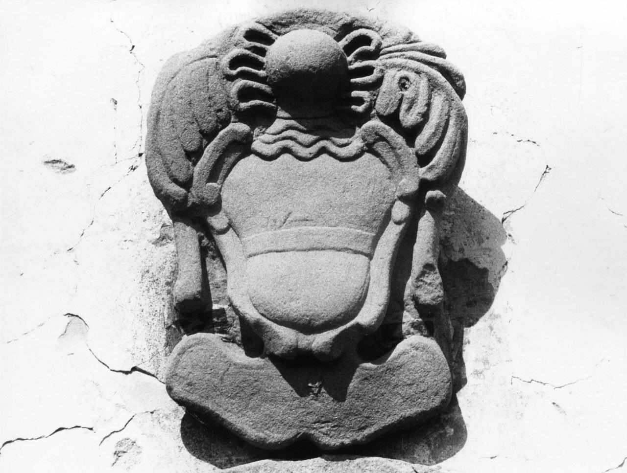 stemma gentilizio (rilievo) - bottega toscana (fine sec. XVIII)