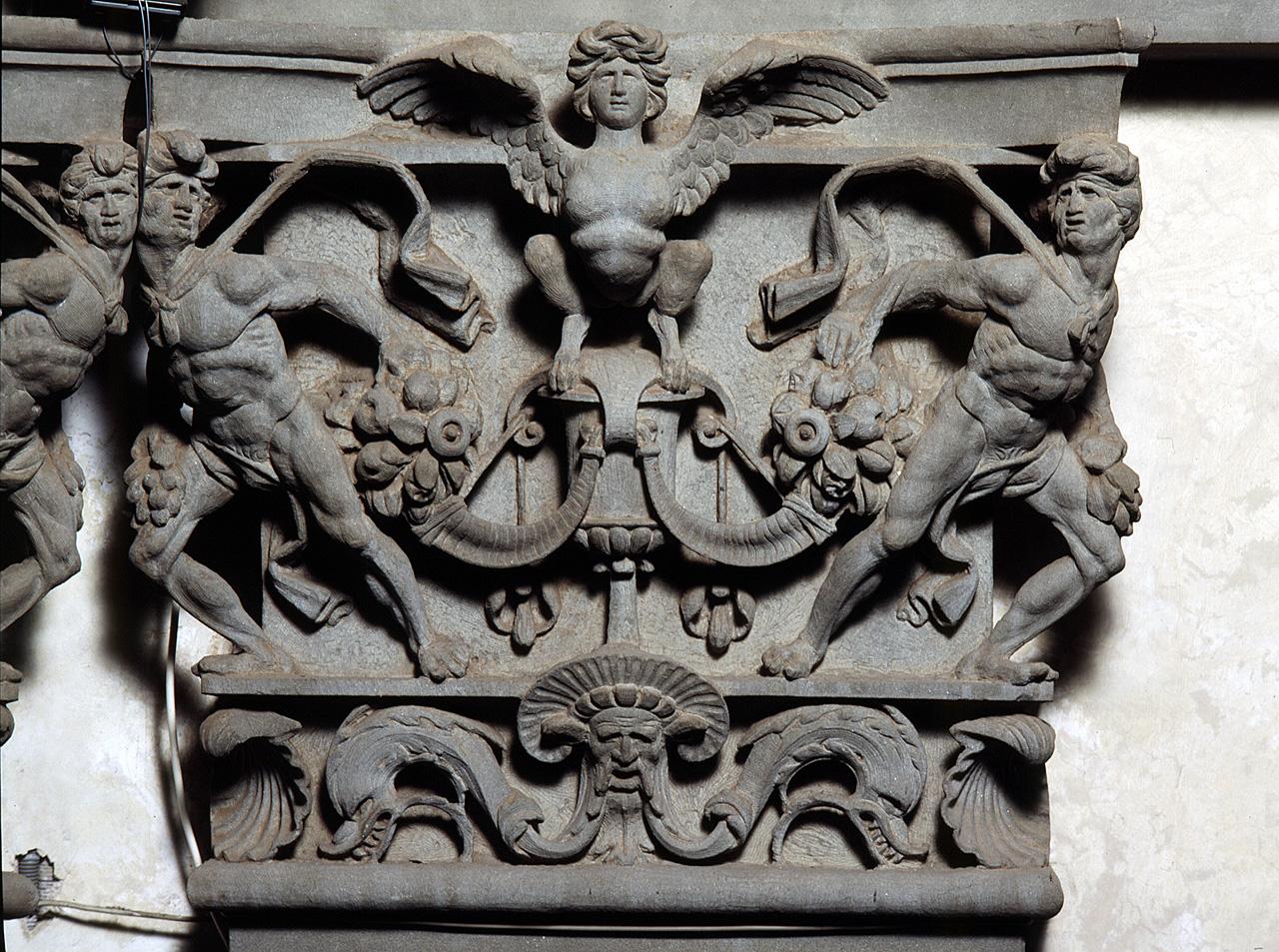 capitello di Giamberti Giuliano detto Giuliano da Sangallo (cerchia) (sec. XV)